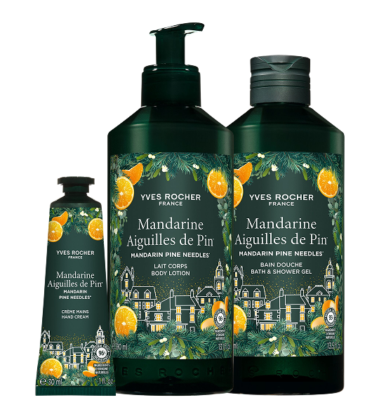 Mandarine Kiefernadeln