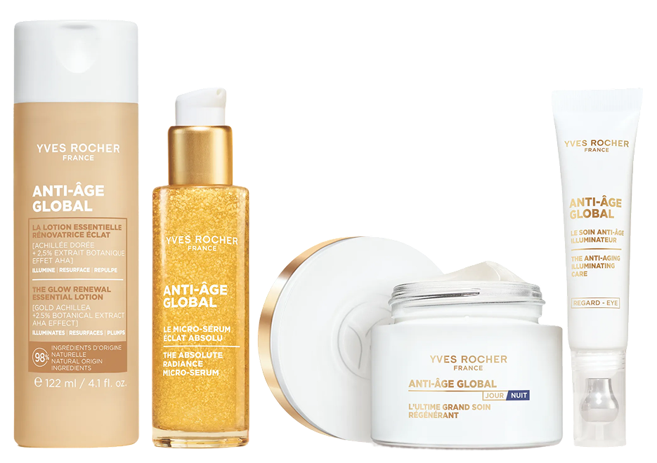 Globales Anti-Aging-Produktsortiment