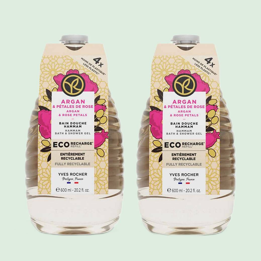 Nachfüllpack Duo Duschgel Argan & Rosenblüten