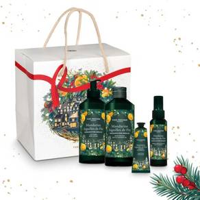 Großes Set Mandarine Kiefernnadeln